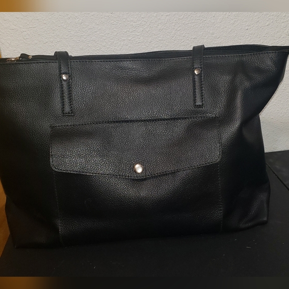 New Leather Work tote - Picture 3 of 7